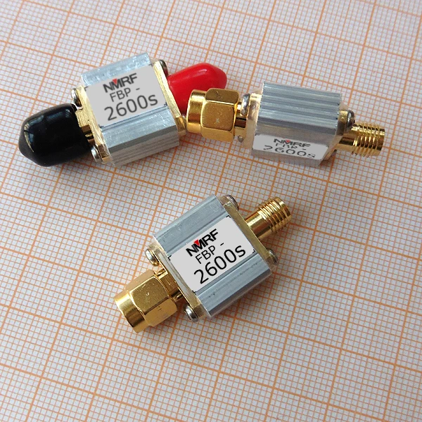 

2605MHz WiMAX dedicated SAW bandpass filter, 1dB passband 2555-2655MHz, SMA connection