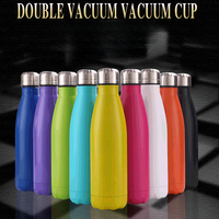 500ML Stainless Steel Insulated Water Bottle Portable Vacuum Flask Kettle Keep Hot and Cold Outdoor Sports Insulated Cup