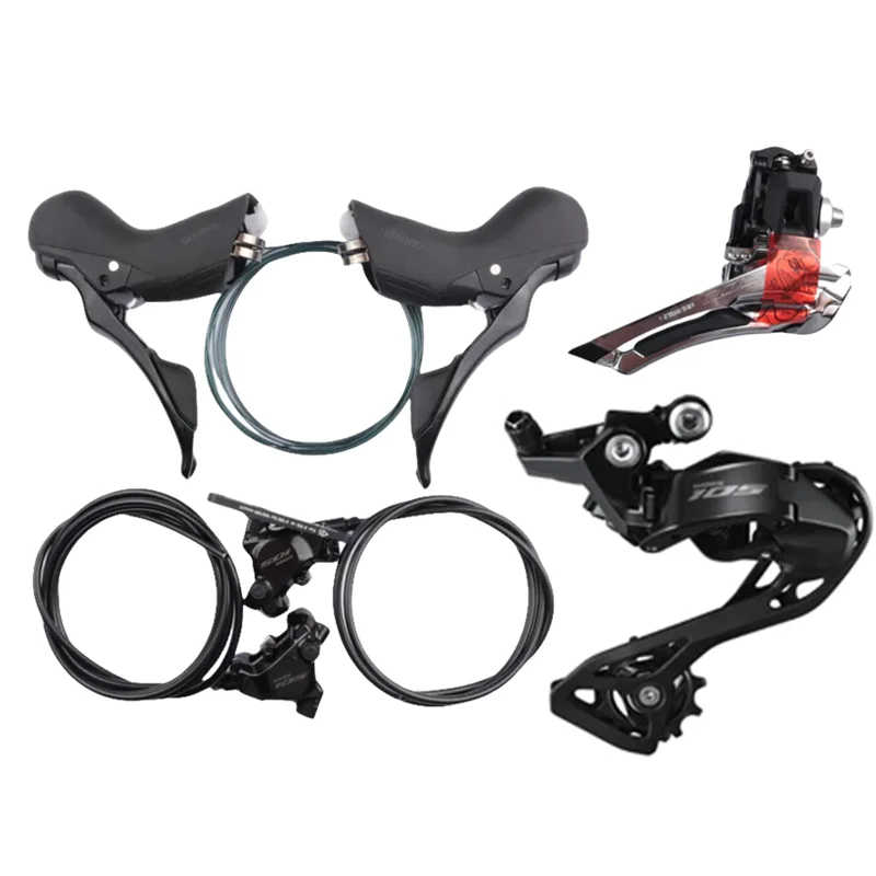 AliExpress Shimano 105 R7120 R7170 2x12s Hydraulic Disc Brake Set R7120 Shifter R7170 Hydraulic Disc Brake R7100 Front Rear Derailleur Set