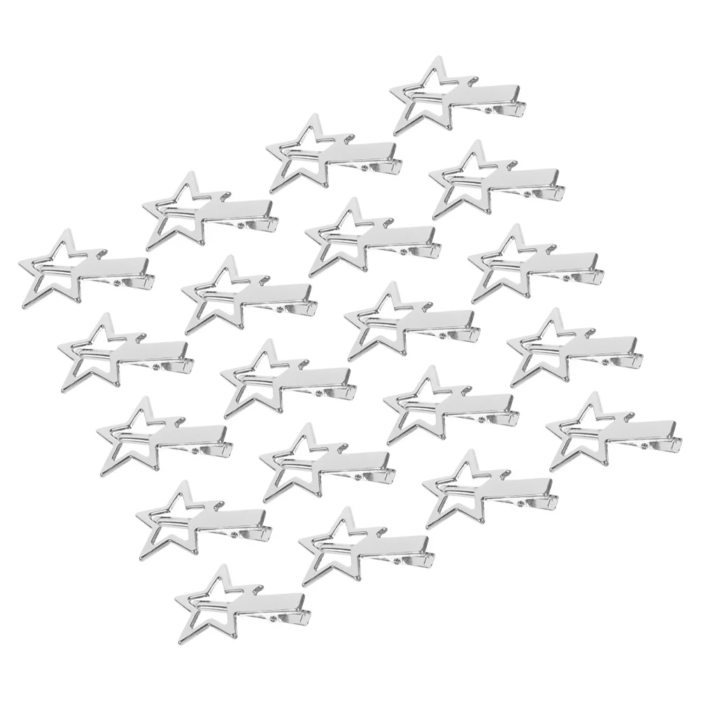 

20 шт., милые аксессуары с декоративными застежками, зажимы для тонких милых кавайных аксессуаров для волос, инструменты для укладки волос