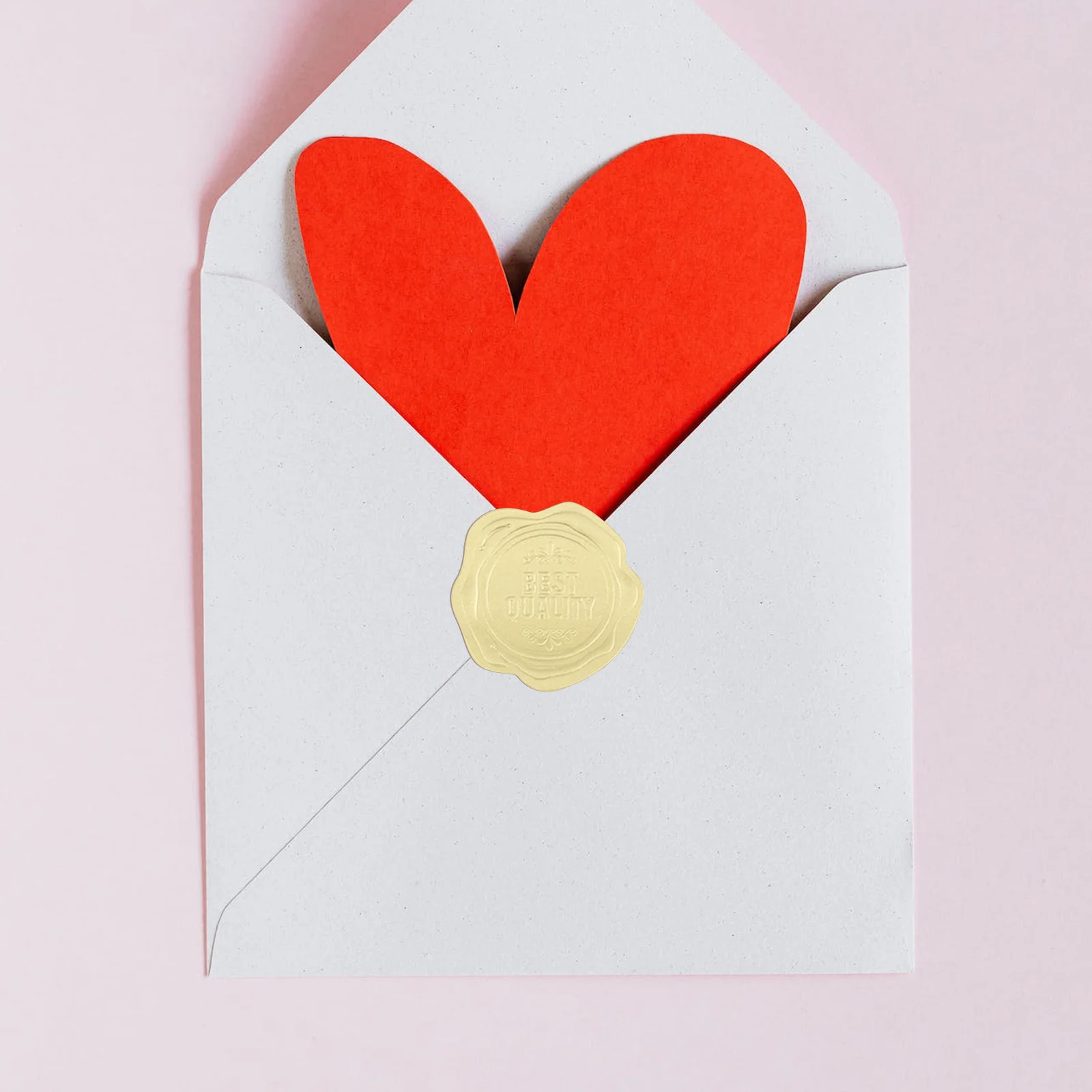 

20 Sheets Baking Envelope Seal Stickers Gold Embossed Self-Adhesive Wedding Invitation Labels Gift Box Candy Bags Packaging