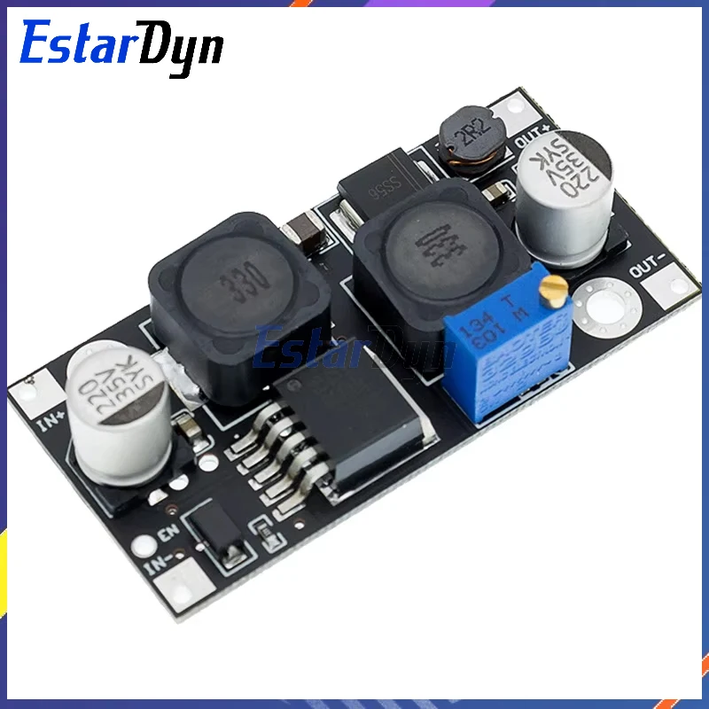 Estardyn 자동 스텝 업 스텝 다운 DC-DC 조절식 컨버터 전원 공급 장치 모듈, XL6019 (XL6009 업그레이드), 20W, 5-32V, 1.3-35V