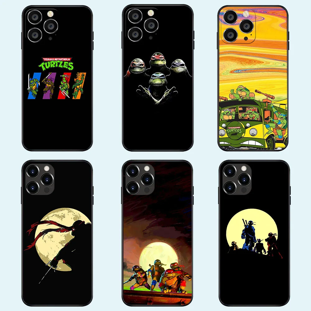 TV-51 Mutants Ninjas Turtles Soft Case For iPhone 5S SE 6 6S 7 8 11 X XS XR Plus Pro Max image 2