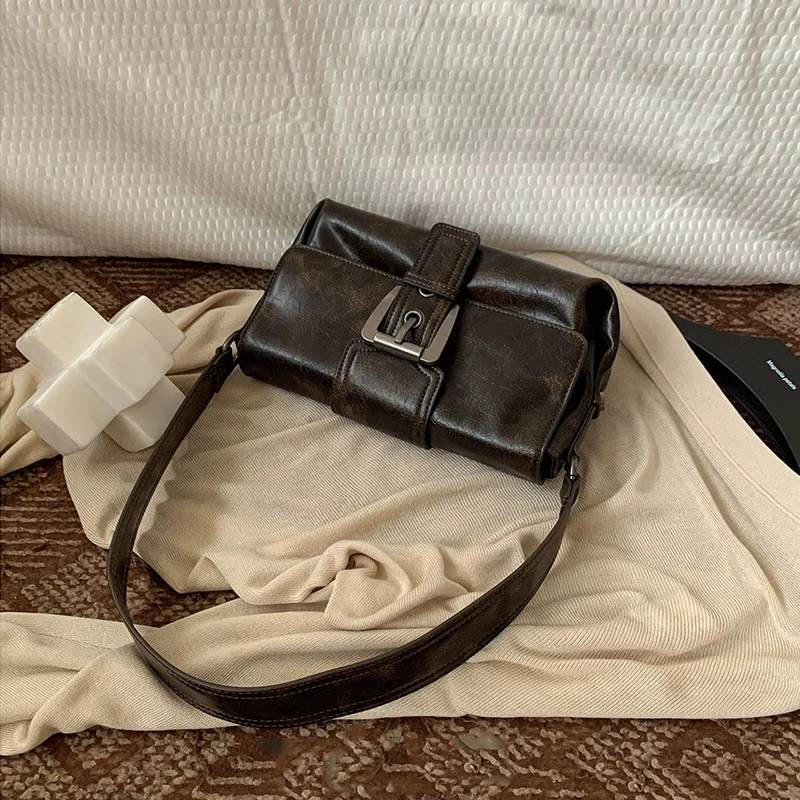 Vintage damska torba na ramię o dużej pojemności projektant luksusowe torby listonoszki typu crossbody moda kobiece trendy torebki LW510