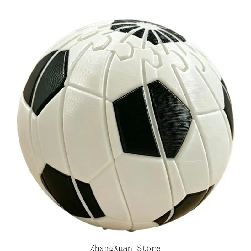 Kreatives Fidgets-Spielzeug in Fußballform, zusammendrückbar und dehnbar, Squeeze Soccer 3XUF – Detail 7