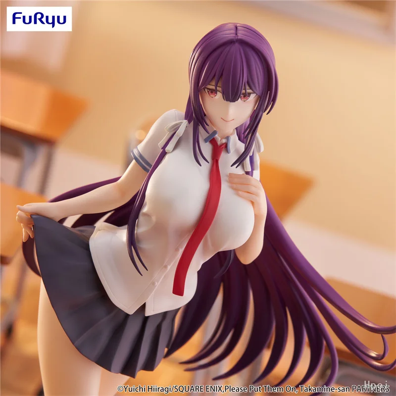 FuRyu Original 19Cm Trio-Try-iT Takamine Takane figurine jouets pour enfants cadeau modèle à collectionner ornements