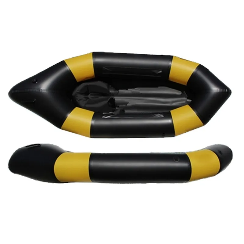 420 D Double Pack Raft Manufacturer Lightweight Two Person MRS Red Cheap TPU PVC Inflatable Packraft