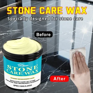 Professional Marble & Stone Polishing Wax - High Gloss Enhancer for Tile, Granite, and Other Surface Coating Care