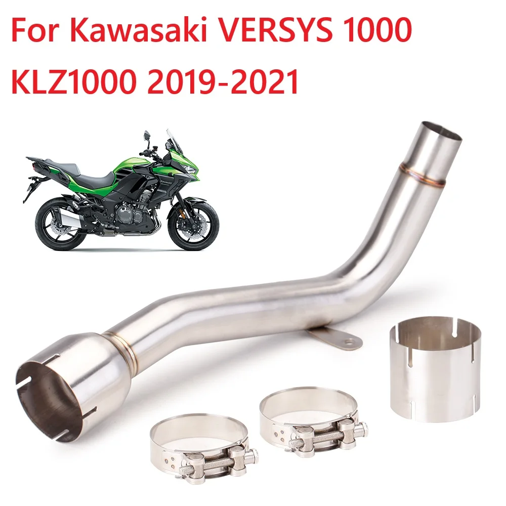 

Exhaust Motorcycle Mid Section Stainless Steel Center Connecting Pipe For versys1000 2019-2021