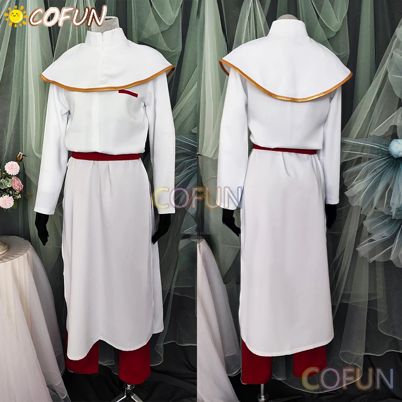 

[Customized] Game Cell of Empireo Krank Cosplay Costume Halloween Outfits Women Men Robe+shawl+belt+pants+gloves