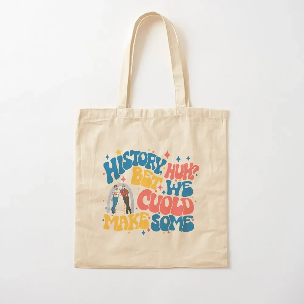 

History, Huh Bet We Could Make Some Red White and Royal Blue Tote Bag Eco bag tote bag canvas reusable grocery bags