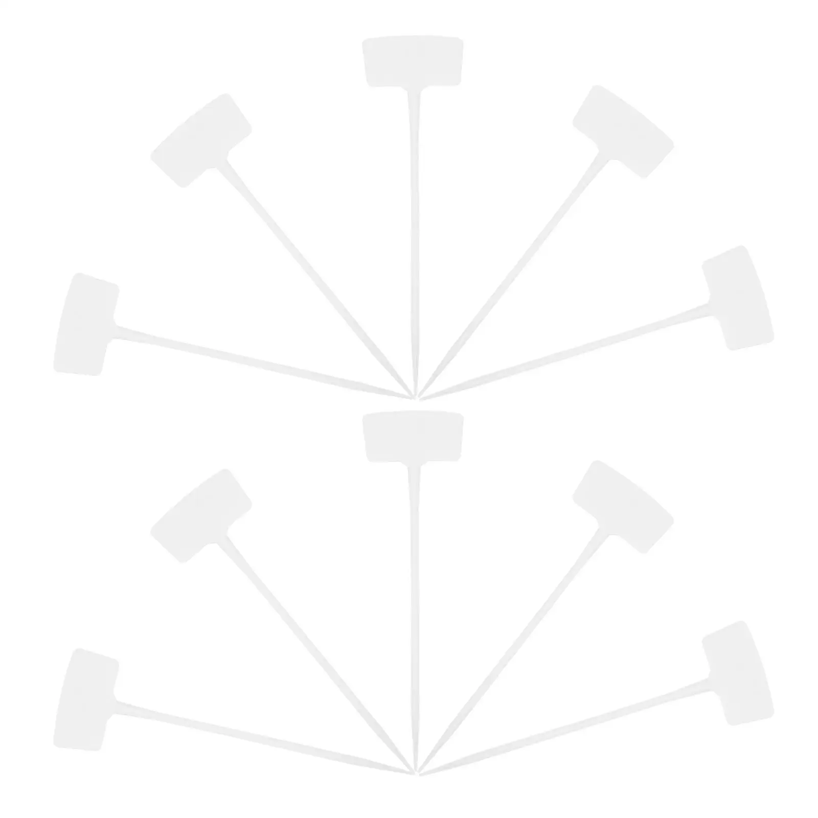 

10pcs 40cm Garden Markers Durable Stake Elegant Bow Weather Resistant Plastic Plant Labels Gardening Accessories Flower Tags