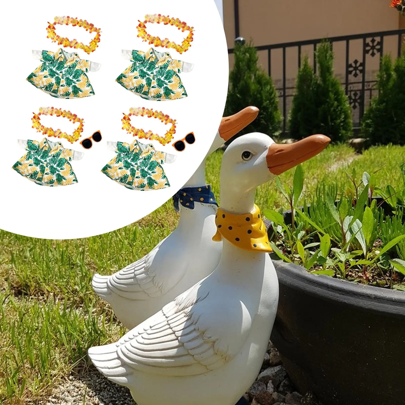 

Porch Goose Outfit Cute Novelty Goose Clothes for Courtyard Backyard Holiday