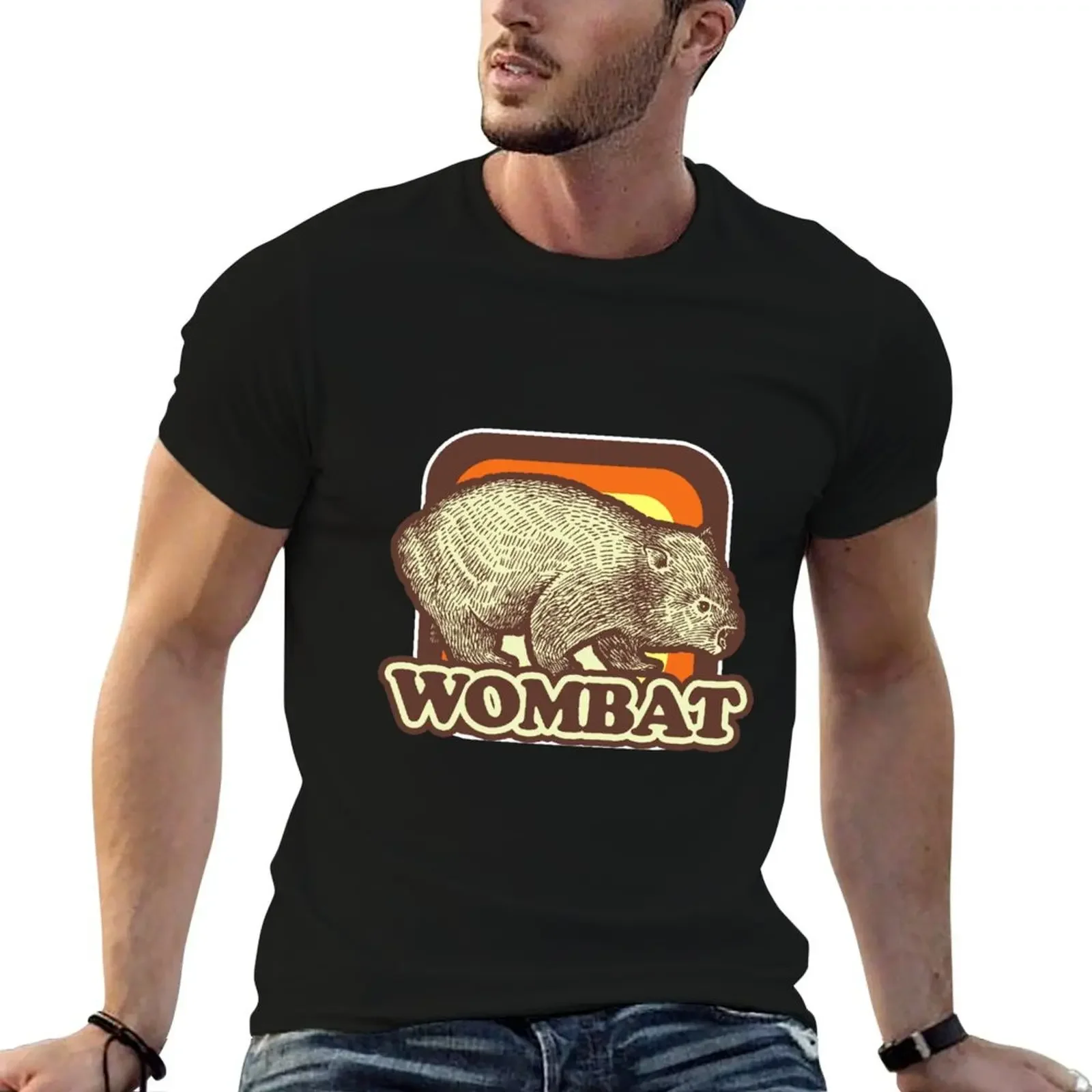 Wombat T-Shirt quick-drying cheap stuff customizeds vintage graphic tee mens graphic t-shirts anime