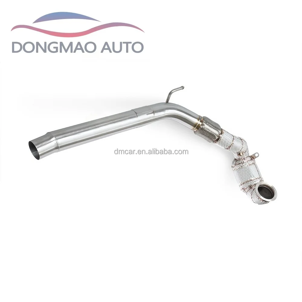 Suitable for  Golf8 MK8 GTI 2.0T 2019-2023 Stainless Steel Downpipe with Insulation Cover Car Exhaust Pipe - view 2