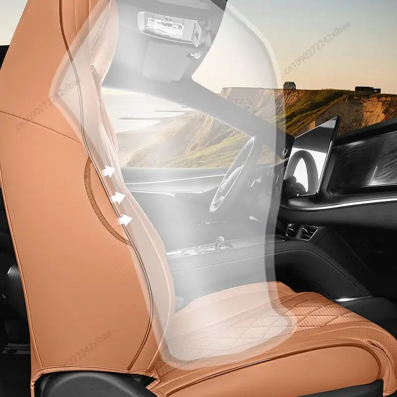 Car Seat Cushion for BYD Sealion 07 2026 Breathable Leather All Seasons Universal All-inclusive Special Seat Cover
