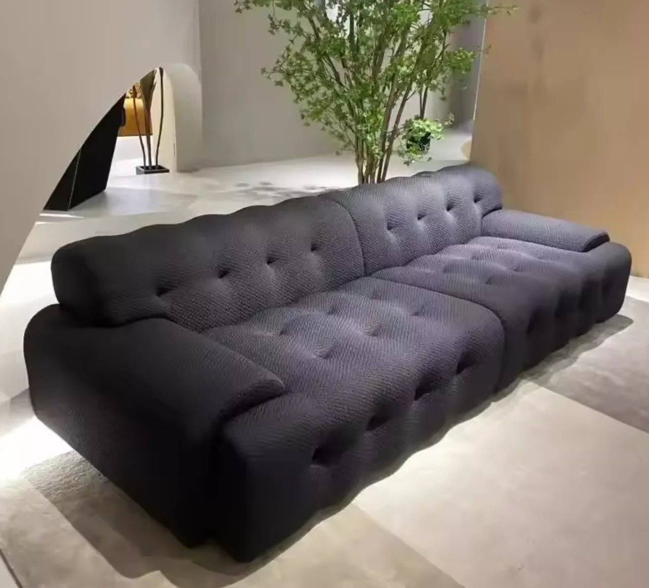 الحديثة بسيطة النسيج الفن غرفة المعيشة 1-4 مقاعد الفانيلا Rochburg أريكة وحدات مزيج أريكة مزيج أريكة استرخاء #2