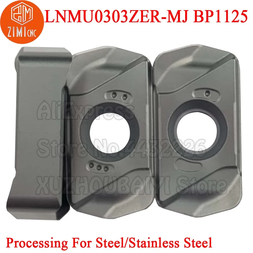 LNMU0303ZER-MJ BP1125 LNMU0303ZER LNMU0303ZER LNMU 0303 ZER Xay Dụng Cụ Cắt Carbide Miếng Lót 2 Mặt Nhanh Chóng Ăn EXNR03R