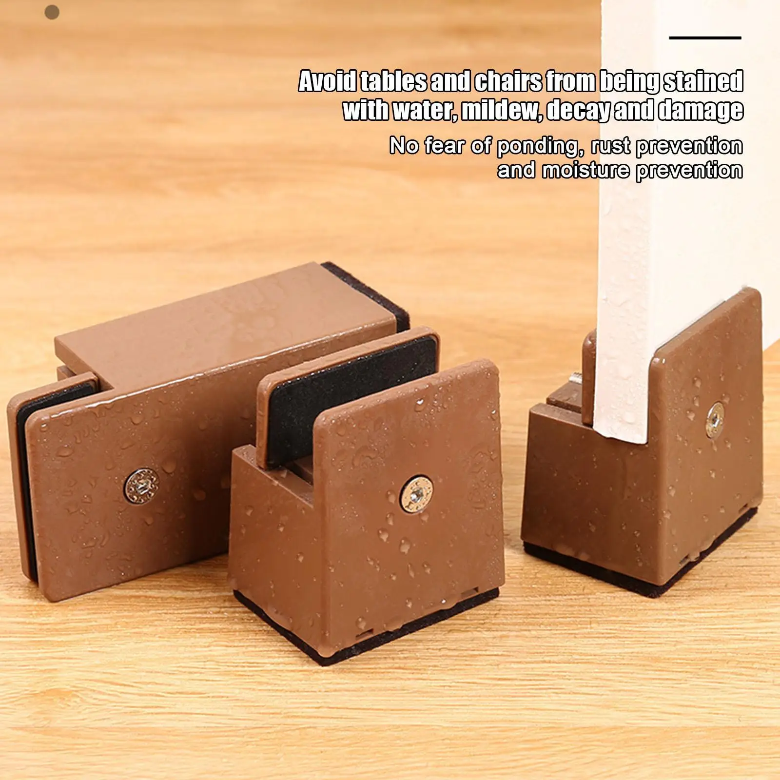 Adjustable Chair Feet Riser With Screw Clamp 2 4 Inch Duty Sofa Heavy Square Height Furniture Bed Round Chair Tables Legs R U9C5