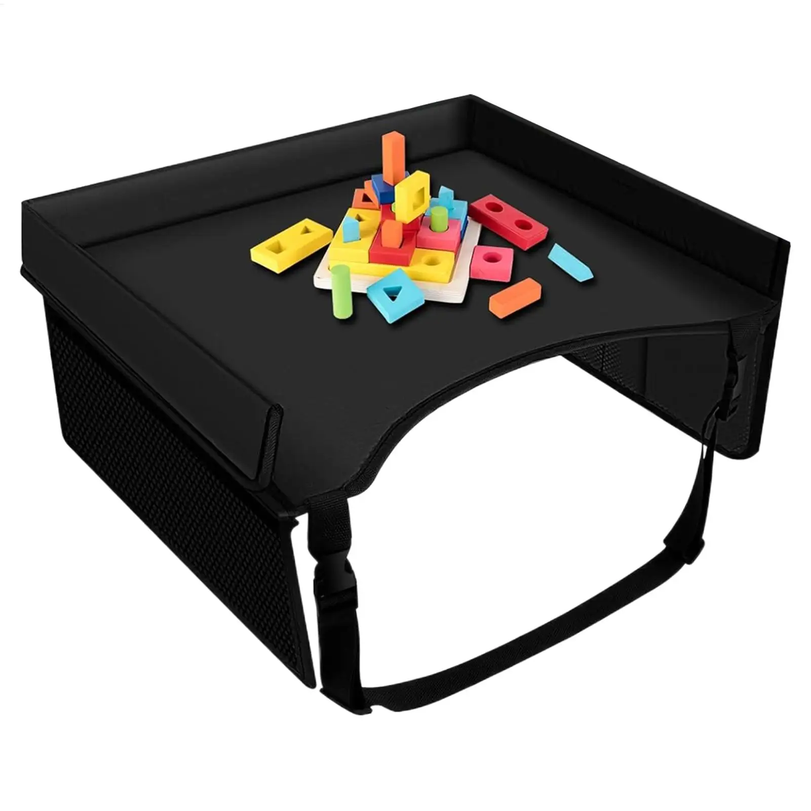 Baby Stroller Table Toy Desk Interior Car Seat Tray for Kids Draw Eating Storage Snacks Toys Cup Holder Kids Car Travel Tray view 4