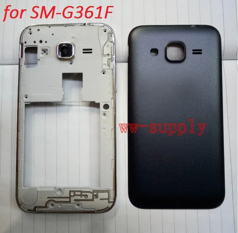 

For Samsung Galaxy Grand Prime SM-G361F G361H Housing Front Chassis Frame+Battery Cover+Kits