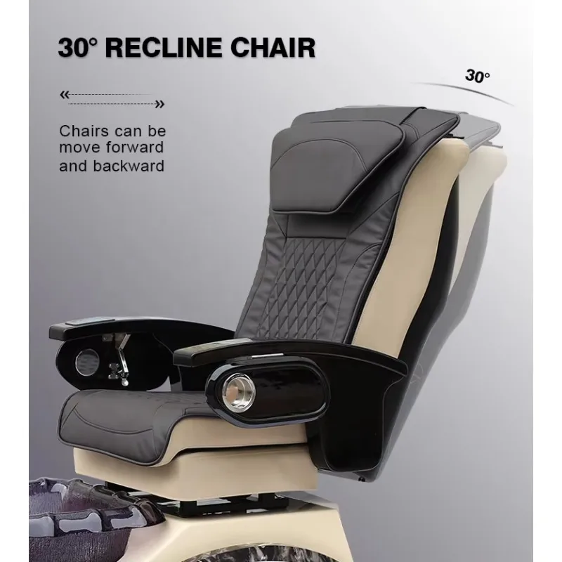 Cheap Price Modern Beauty Nail Whirlpool Pipeless Foot Spa Massage Manicure Pedicure Chair