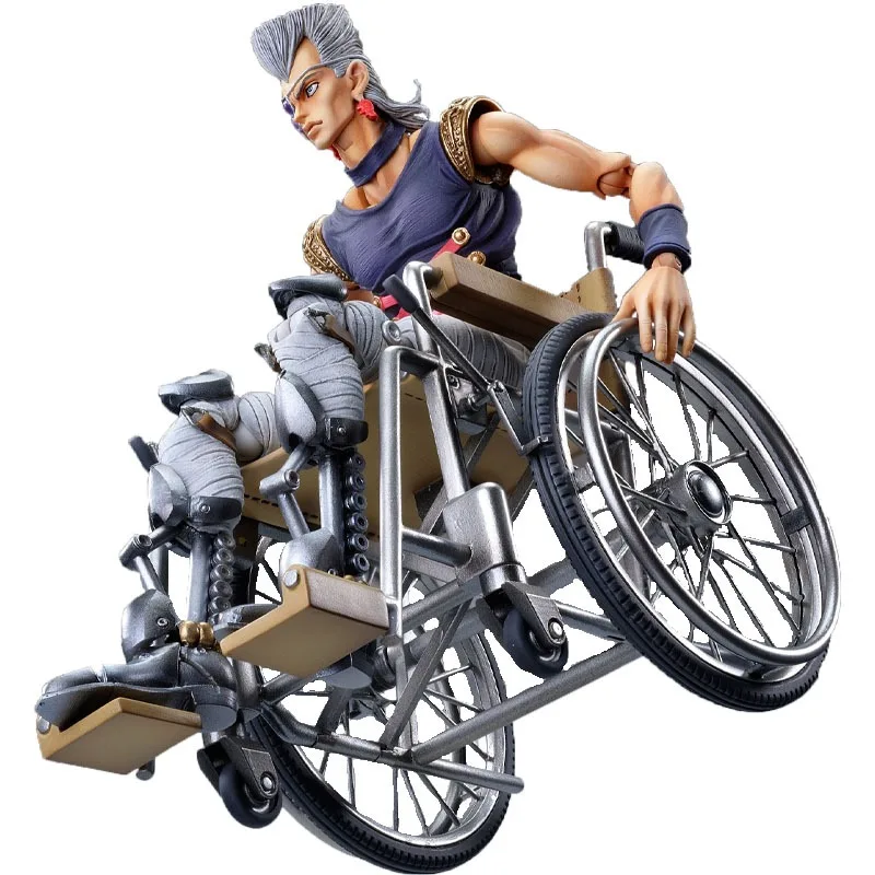 MEDICOS SUPER ACTION STATUE JEAN PIERRE POLNAREFF JoJo\'s Bizarre Adventure Anime Figure Model Collecile Action Toys