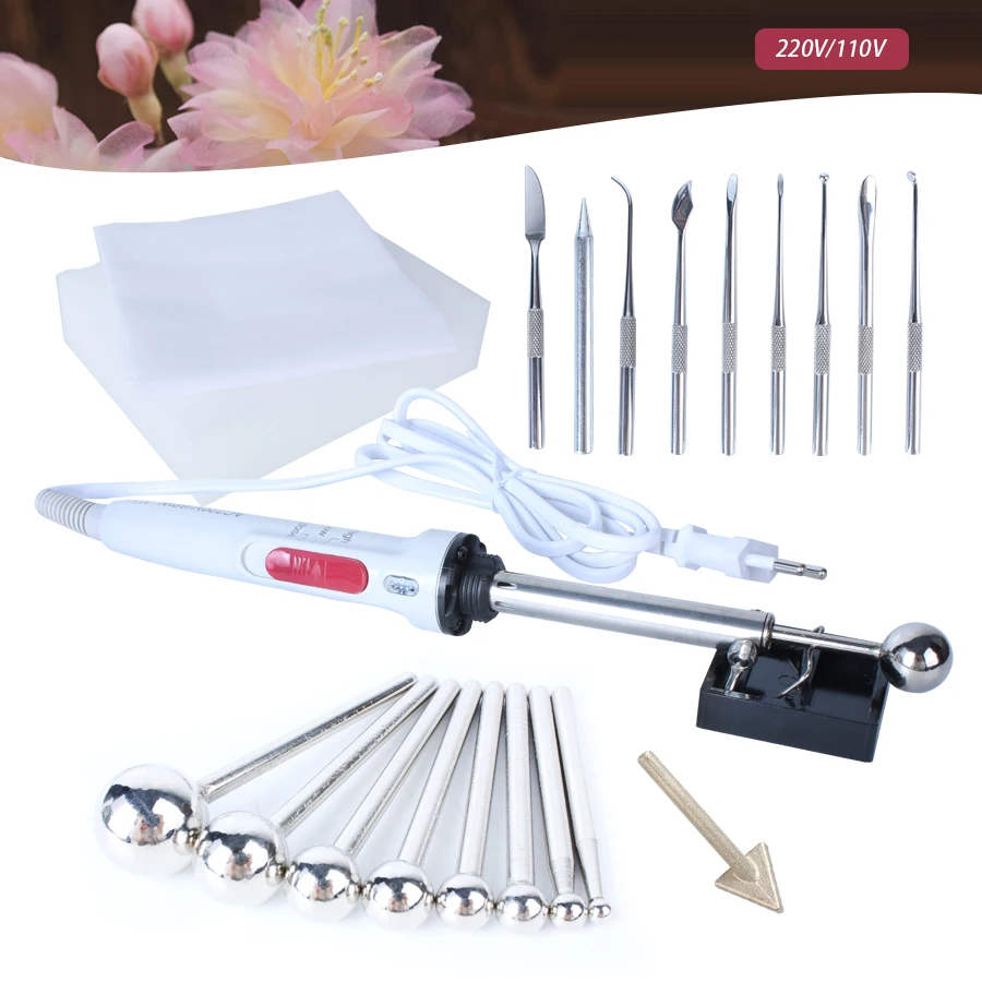 Fabric Flowers Ironing Machine Flowers Ironing Tool Set Artificial Flower Making Tool  DIY Fabric Flower Making Tool