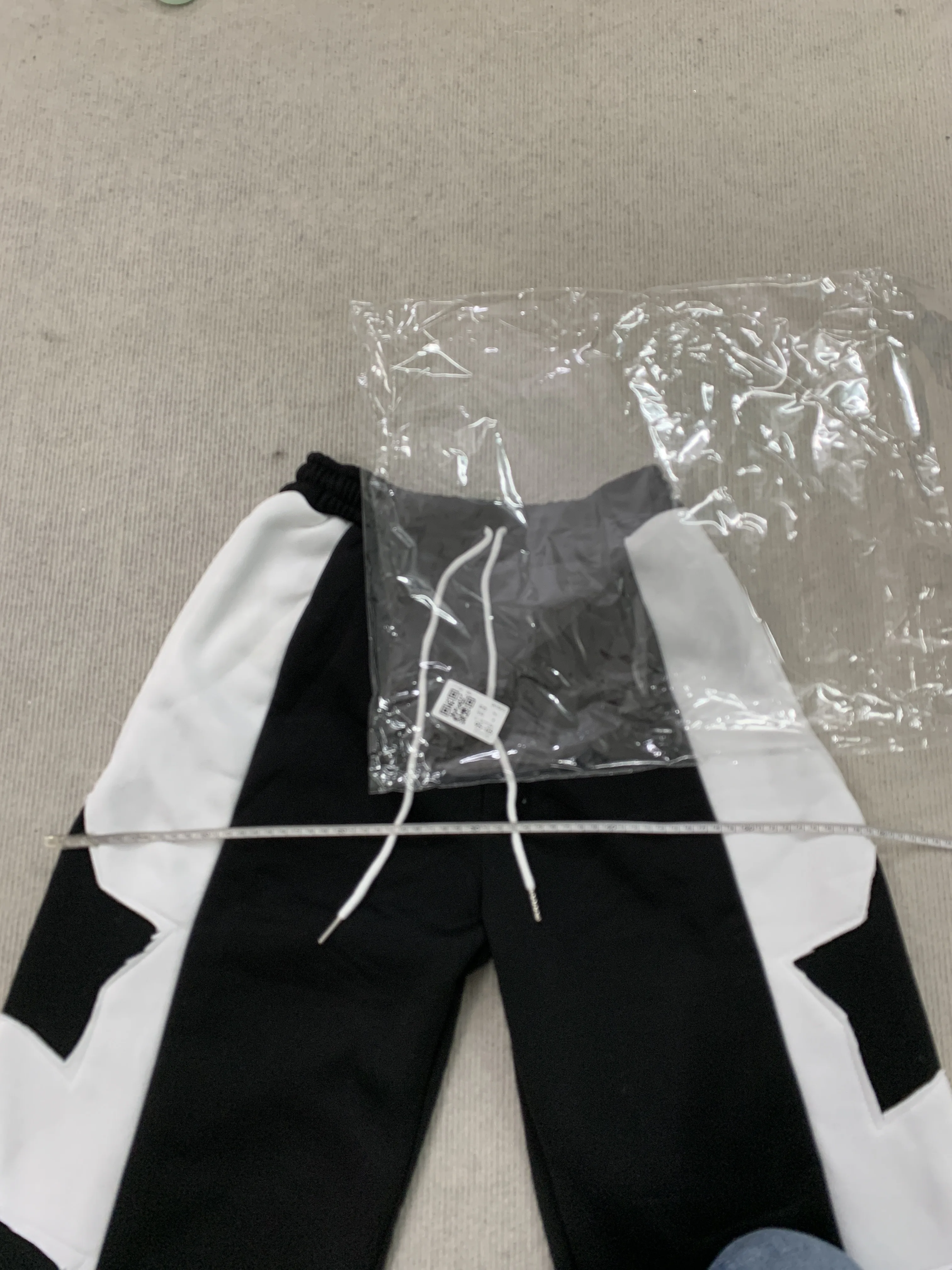 نابضة بالحياة كتلة اللون ستار التصحيح فضفاضة تناسب واسعة الساق السراويل وصول جديدة عارضة الشارع الشهير السراويل