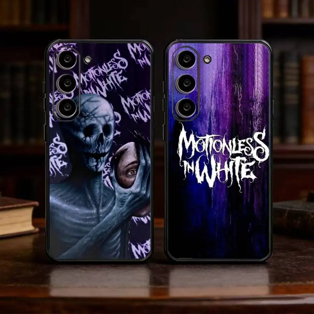 COOL M-Motionless In W-White Phone Case For Samsung Galaxy A13,21s,22,31,32,52,53,71,72,73,Soft Black Cover