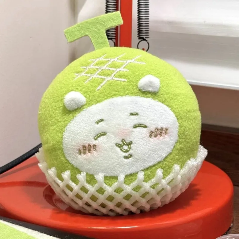 새로운 귀여운 치이카와 하치와레 우사기 칸탈루프 봉제 인형 카와이 펜던트 애니메이션 만화 데스크탑 장식품 선물 달콤한 선물