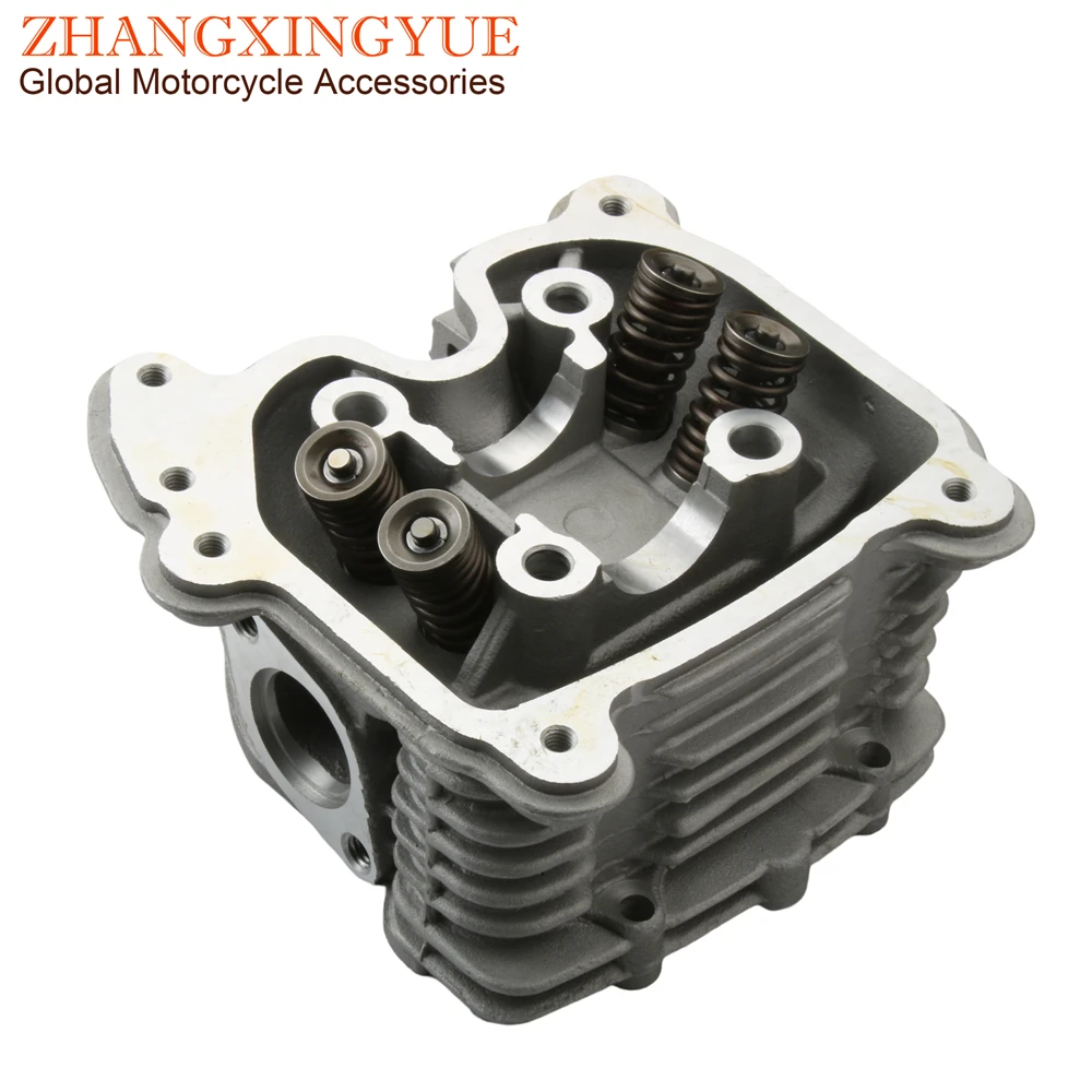 Scooter Racing 4 Valve 4V Cylinder Head Kit & Rocker Camshaft For GY6 GP110 125cc 150cc 180cc 200cc 152QMI 157QMJ 4-Stroke