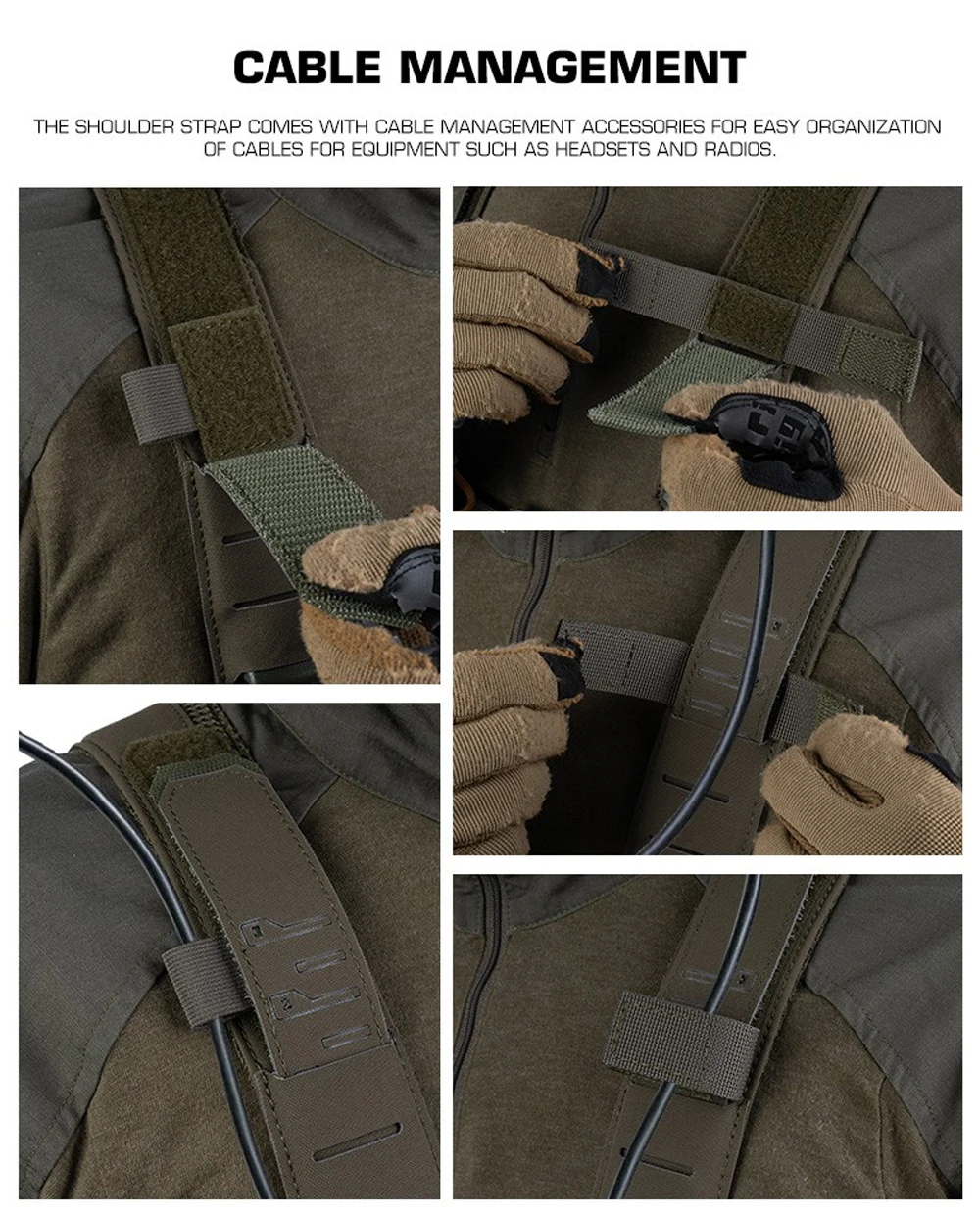 Chest rig tactique vue supplémentaire