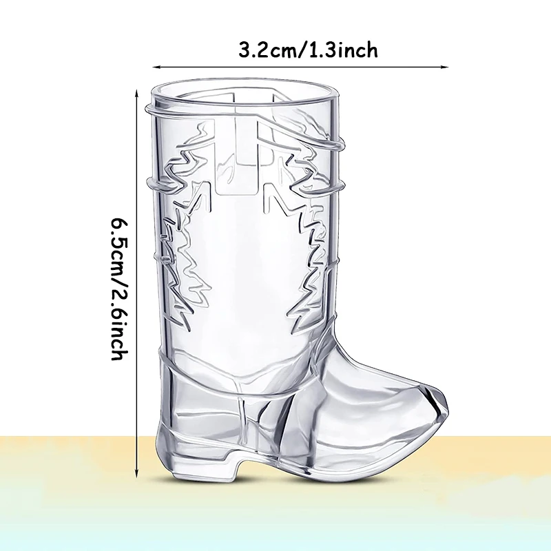 10 قطعة راعية البقر الصغيرة التمهيد النار كوب البلاستيك الوردي الأبيض البني العازبة الإبداعية ديكور الاطفال عيد ميلاد شرب زجاجة هدايا الحفلات