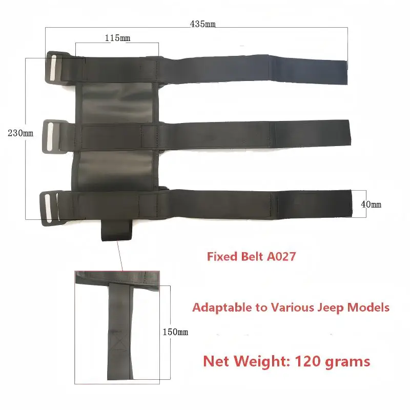 Strap roll cage fixing strap JL18 model car  vehicle-mounted nylon strap