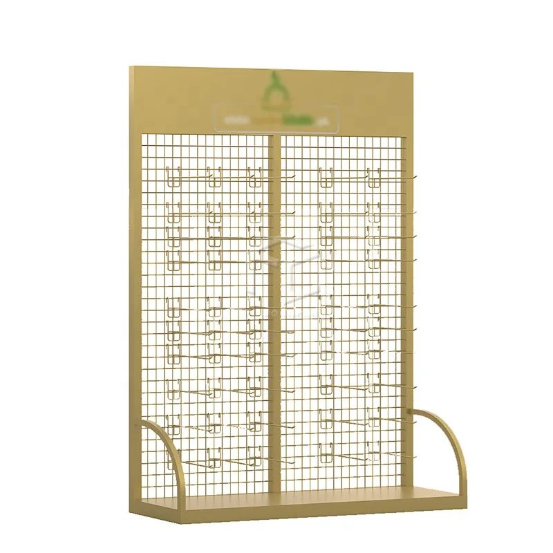 custom.Rotating Clothing Shop Fitting Display Rack Apparel Retail Store Fixture Golden Clothes Rack With Shelves