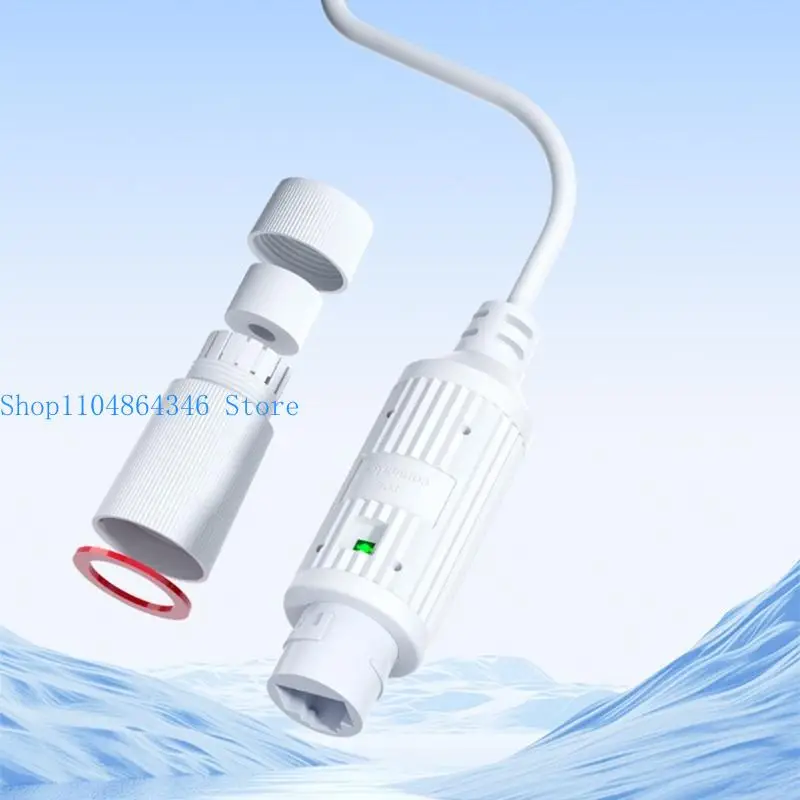 652F Type C POE Splitter 48V to 5V for Efficient Power Supply to Security Cameras