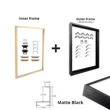 Canvas painting & DIY Inner outer frames - Extra Fee Special payment link