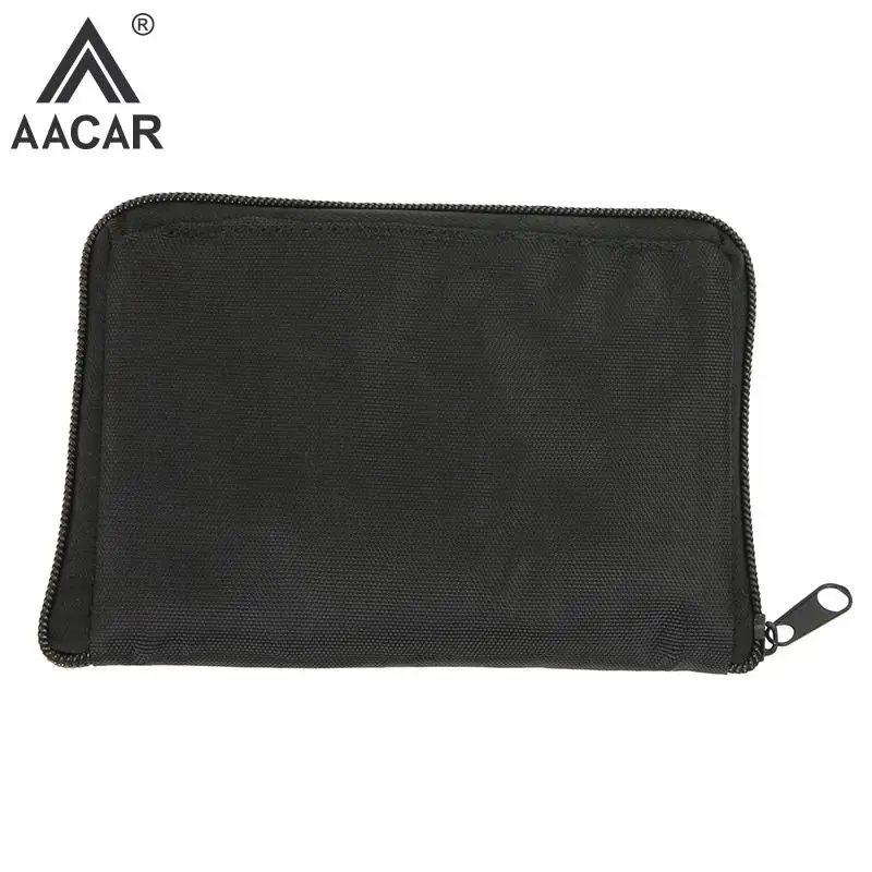 Portable Blood Glucose Meter Storage Bag Blood Pressure And Oxygen Meter Carrier Organizer Black Zipper Storage Bag Household