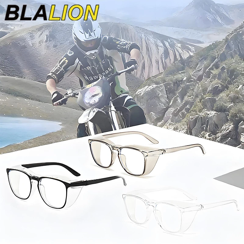 Upgrade Anti Blue Light Glasses For Men Women Transparent Sand-proof Anti-shock Biking Safe Goggles Blue Blocking ProtectEyewear
