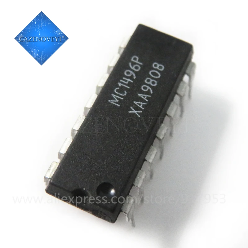 10pcs/lot MC1496P MC1496 DIP-14 balanced modem In Stock