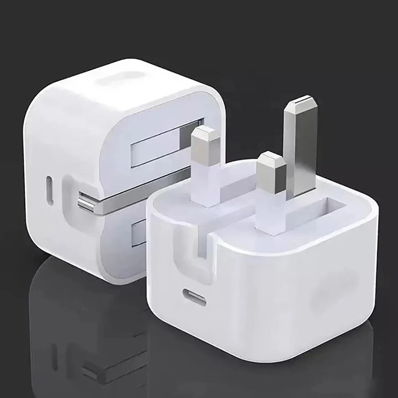 25W 20W USB C Port Fast Charger Foldable Type C UK Plug Wall Charger Block For iPhone 14 Pro Max 12 13 ForiPad Power Adapter