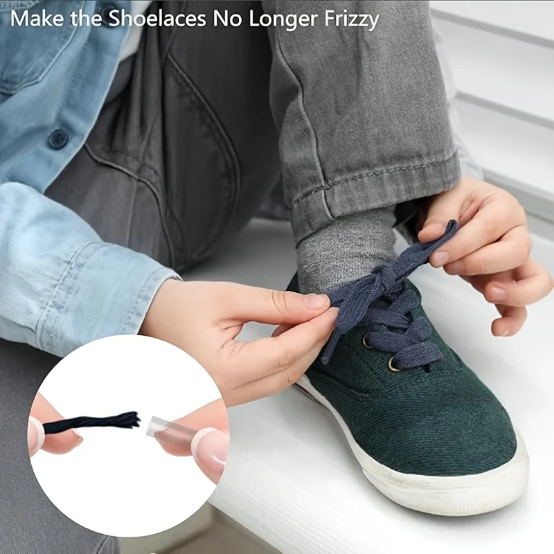 

20pcs Heat Shrink Tubing Shoelace Cord Head Seal Repair Tubing Electrical Wire Ring Protectors Home Protective Accessories