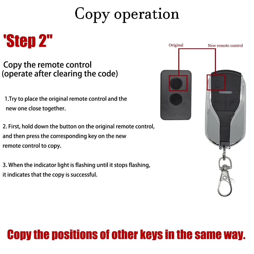 Copy the remote control, learn code 433,92 MHZ electric garage door remote control, rolling shutter door controller