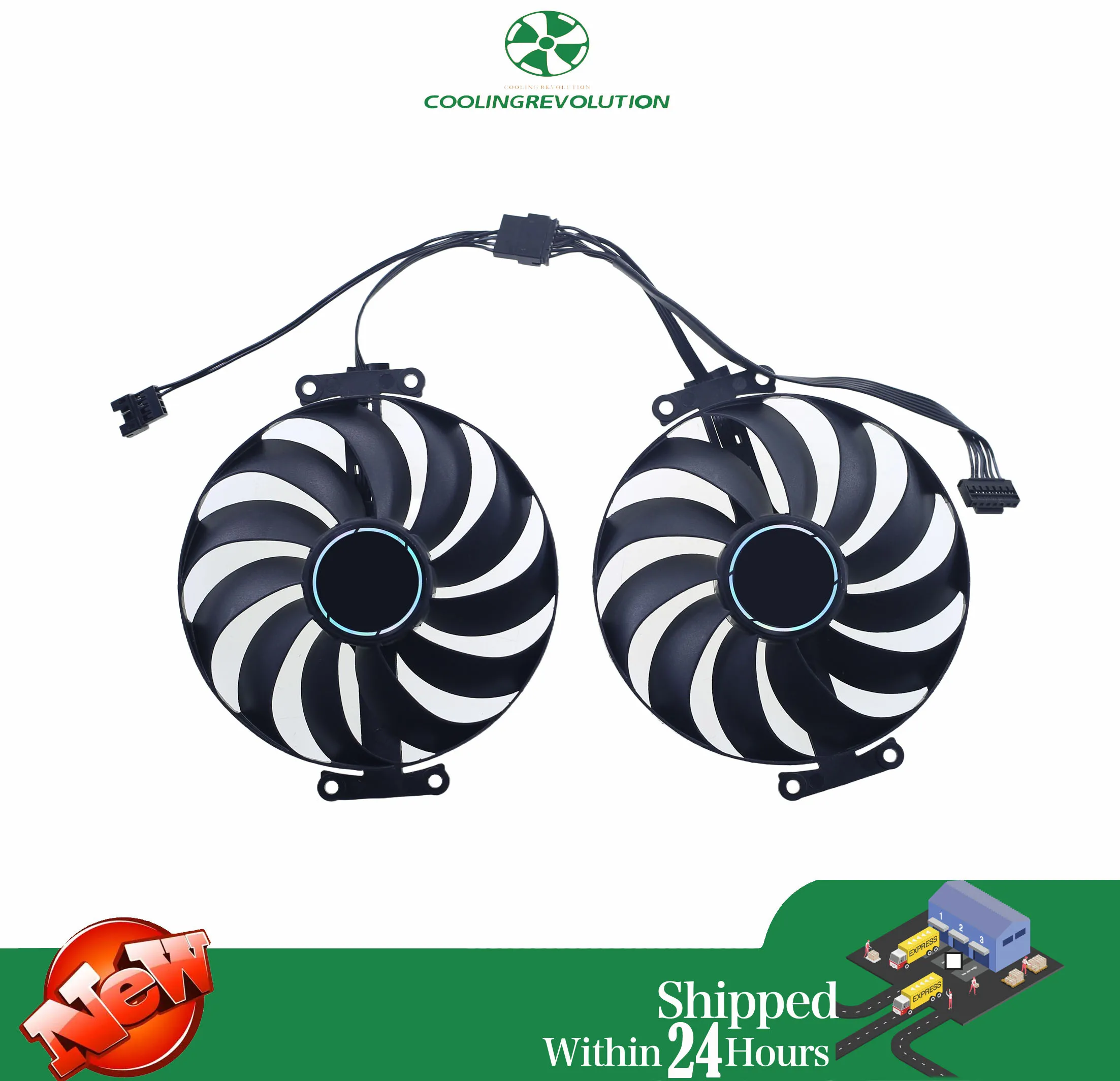 95mm Graphics card fan T129215SU FDC10U12D9-C 12V RTX 3070 RTX 3060Ti For ASUS RTX 3070 3060 Ti DUAL OC Graphic Card Cooler Fan