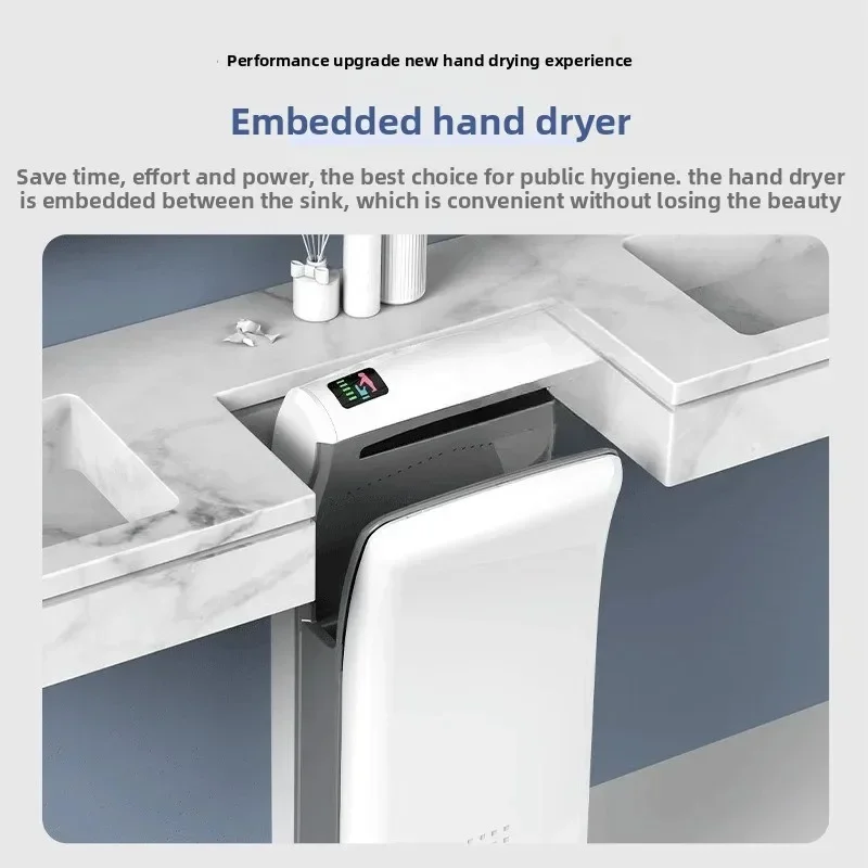 Commercial Fully Automatic Jet Dryer Hand Dryer - Energy Efficient Instant Dry Commercial Grade