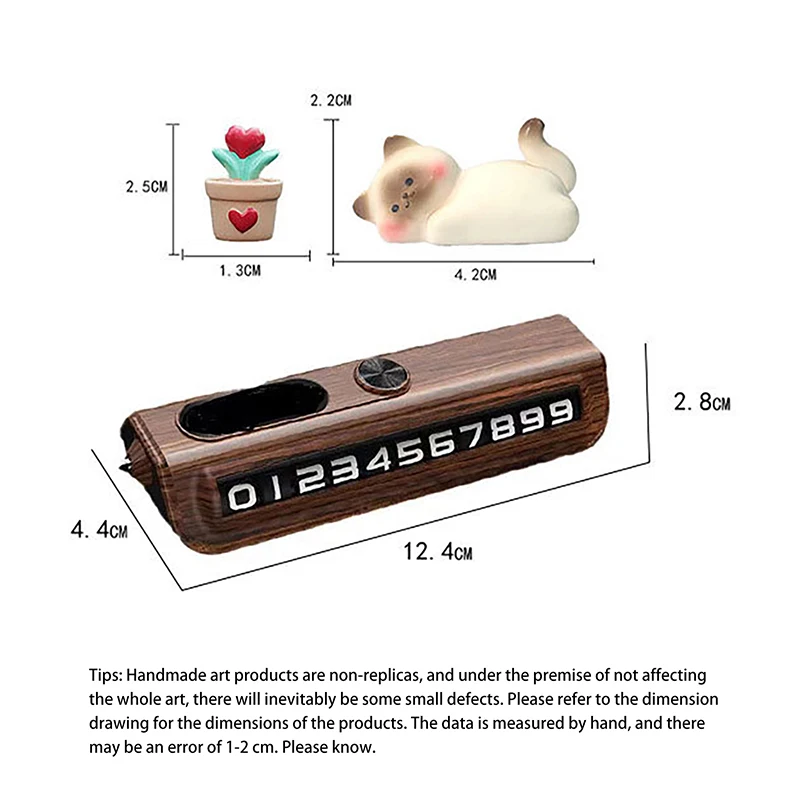 سيارة مواقف السيارات المؤقتة تصريح رقم الهاتف لوحة سيارة الديكور سيدة نمط قطع غيار السيارات والاكسسوارات هدية #5
