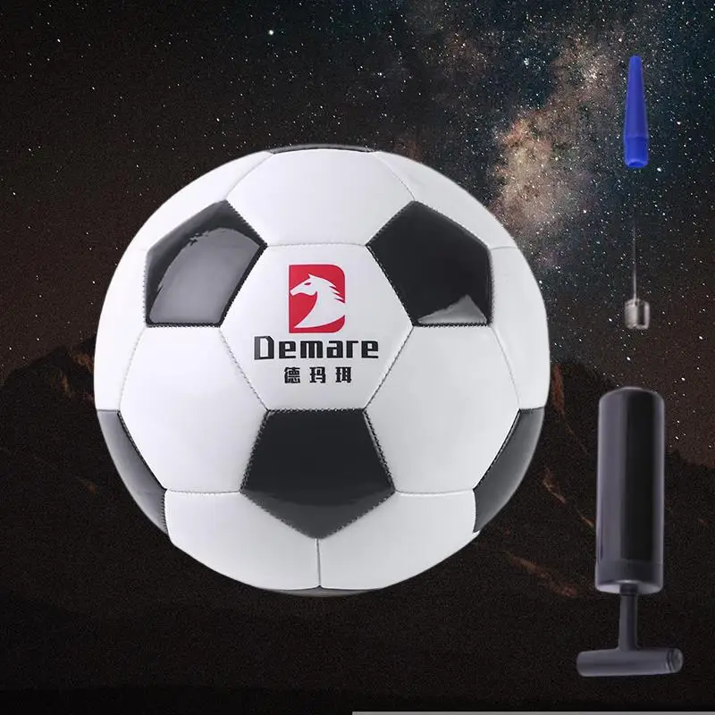 

DEMARE-Standard Training Football for Adults and Children, School Game Ball, Wear Resistant PU Material, DEM ZQ01, 5