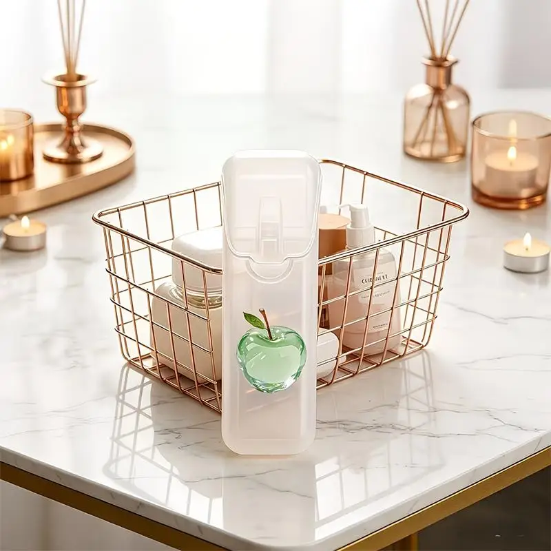 Portable Travel Toothpick Holder Dustproof Waterproof Multifunction Dental Floss Cotton Swab Storage Case for Outdoor Daily