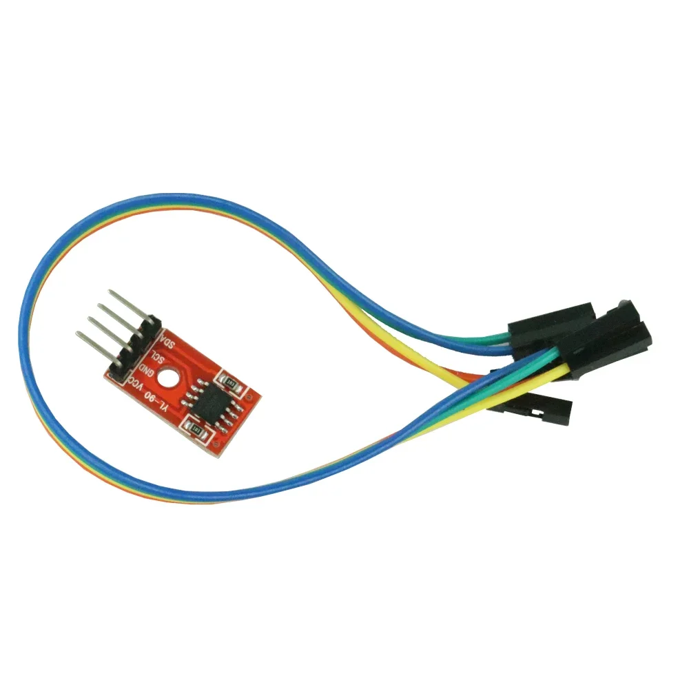 Puerto de interfaz Serial de dos cables AT24C02 IIC/I2C, módulo de memoria EEPROM para protocolo de transferencia de datos bidireccional DIY de 3,3-5V